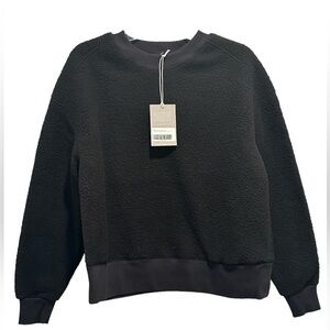 NWT Everlane Oversized Crew Fleece Size S  MSRP $98